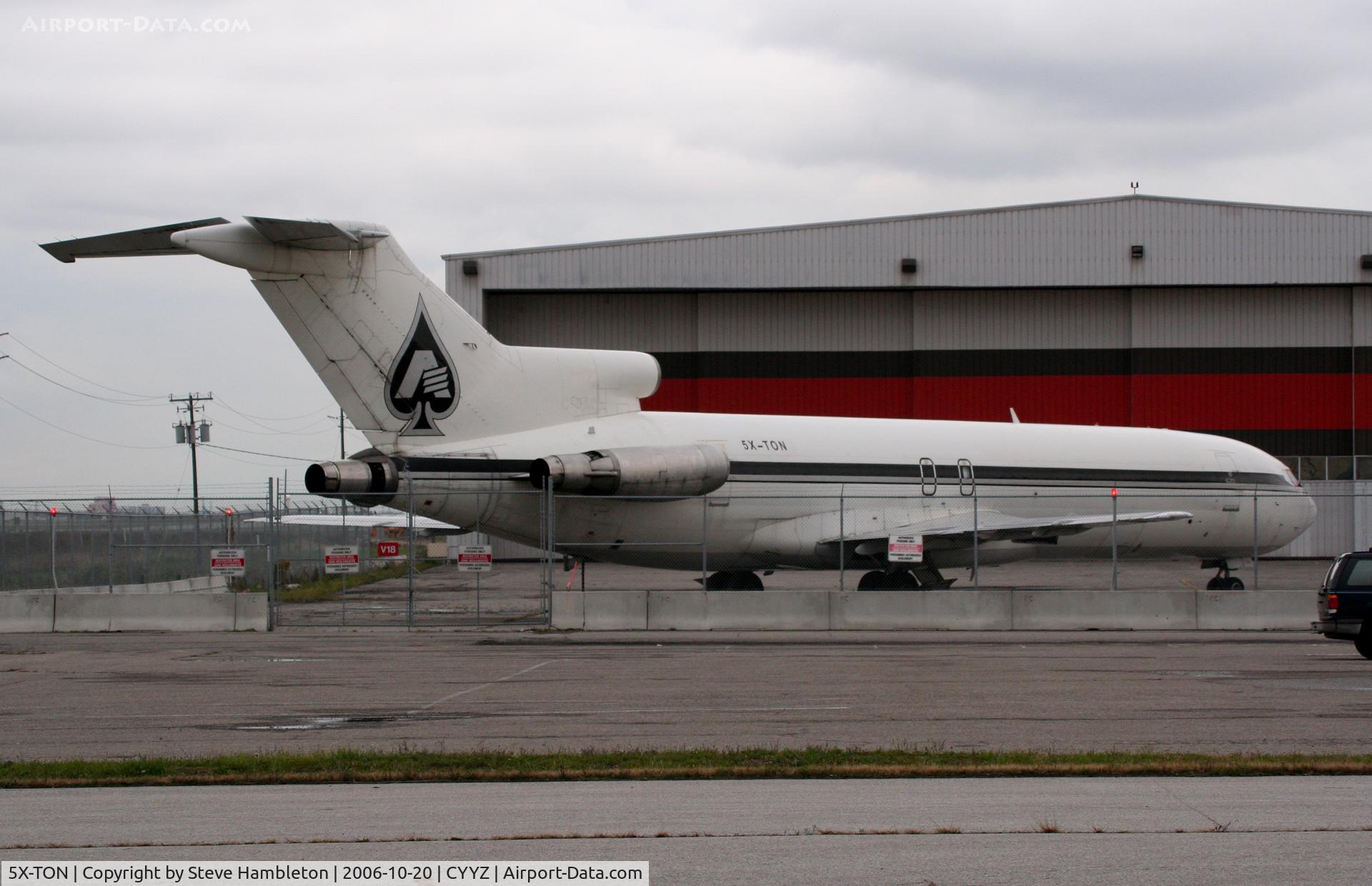 5X-TON, 1982 Boeing 727-221 C/N 22540, B727 at Toronto Pearson