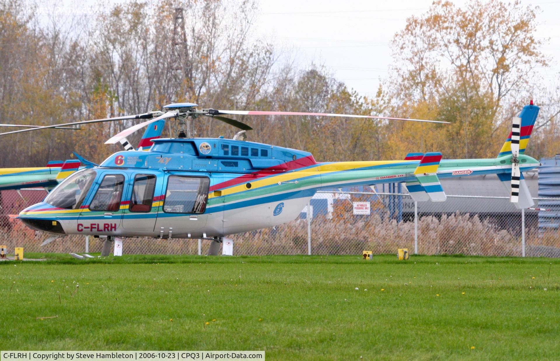 C-FLRH, 1996 Bell 407 C/N 53010, Bell 407 of Niagara Helicopters at Niagara Heliport