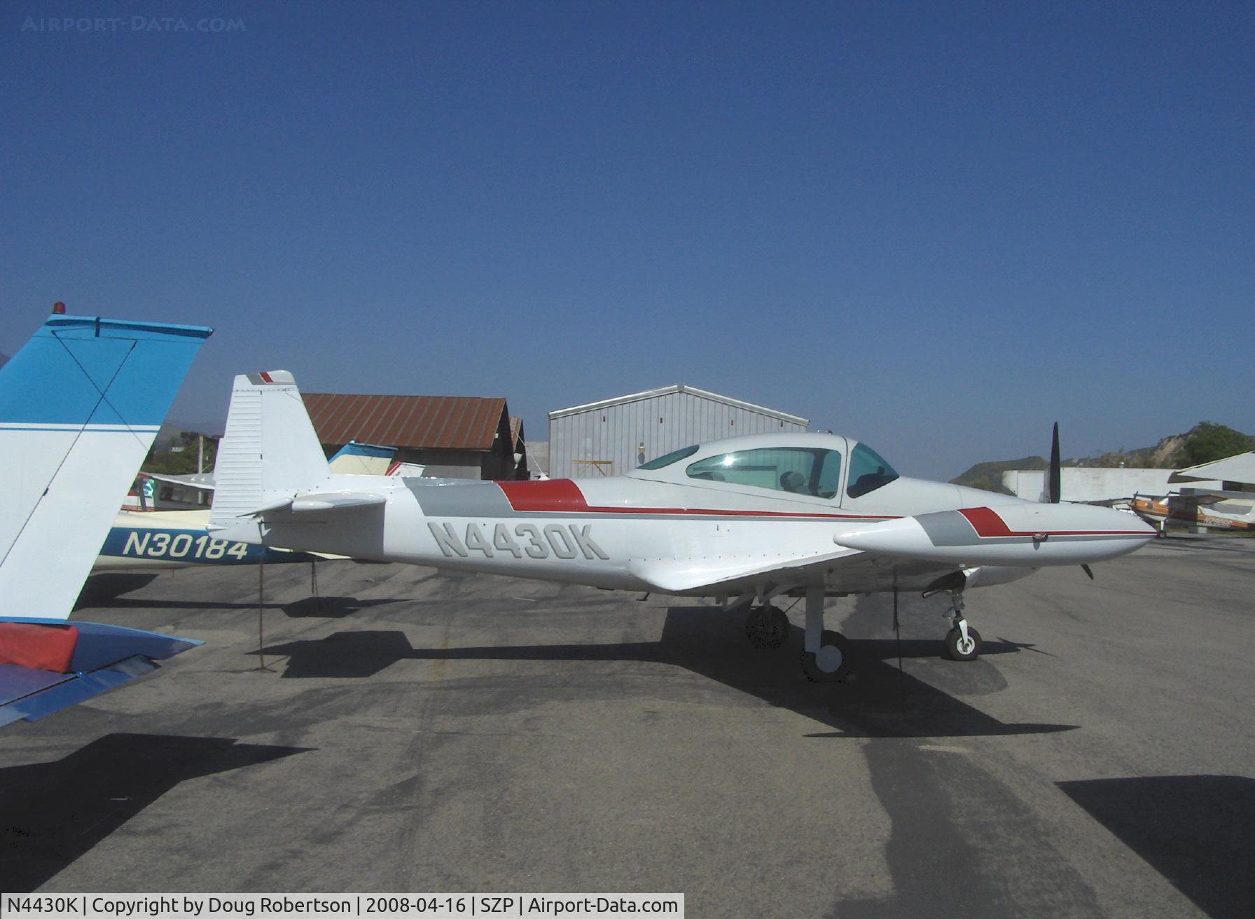 N4430K, 1948 Ryan Navion C/N NAV-4-1430, 1948 Ryan NAVION A, Continental O-470 upgrade, flush canopy mods, cowl mod, three-blade prop