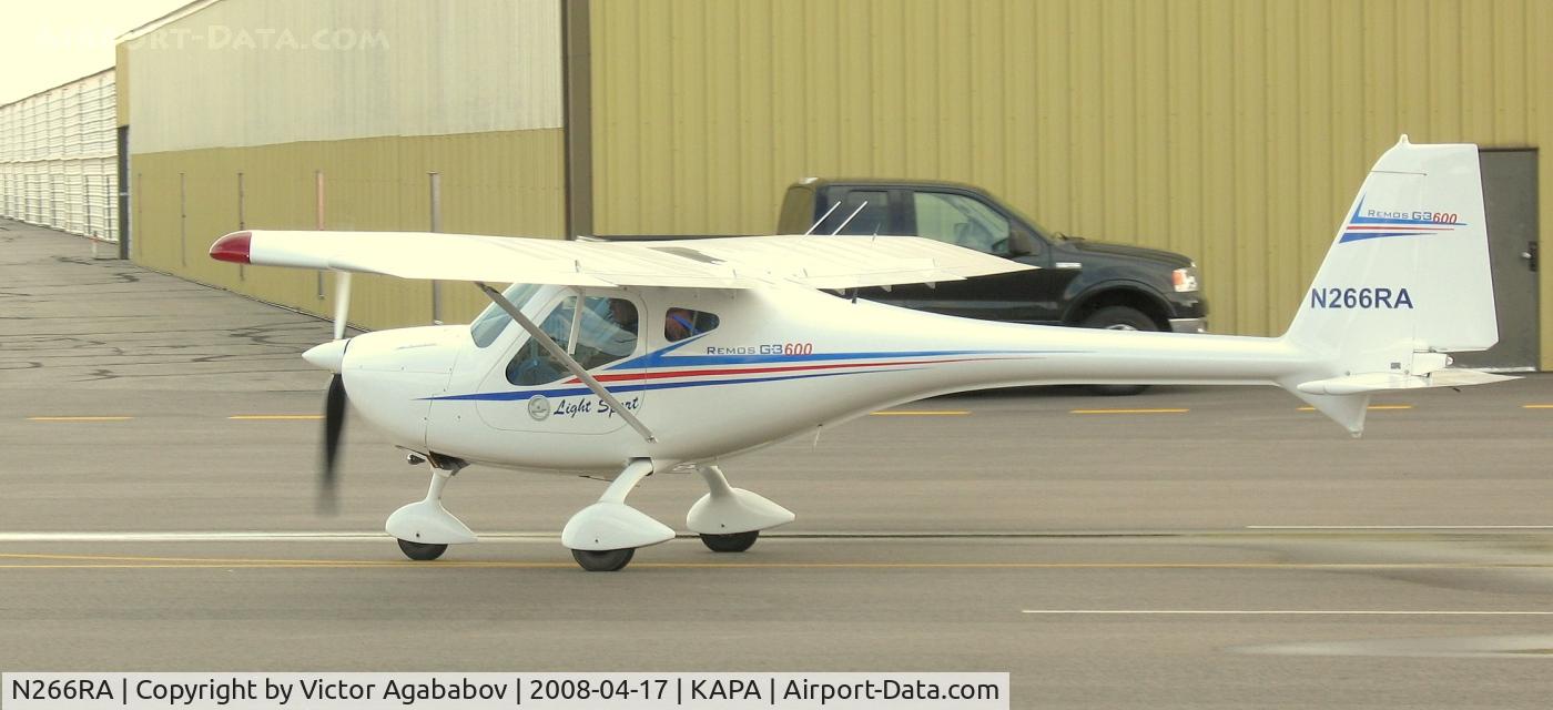 N266RA, 2007 Remos G-3/600 Mirage C/N 227, Taxiing to hangar