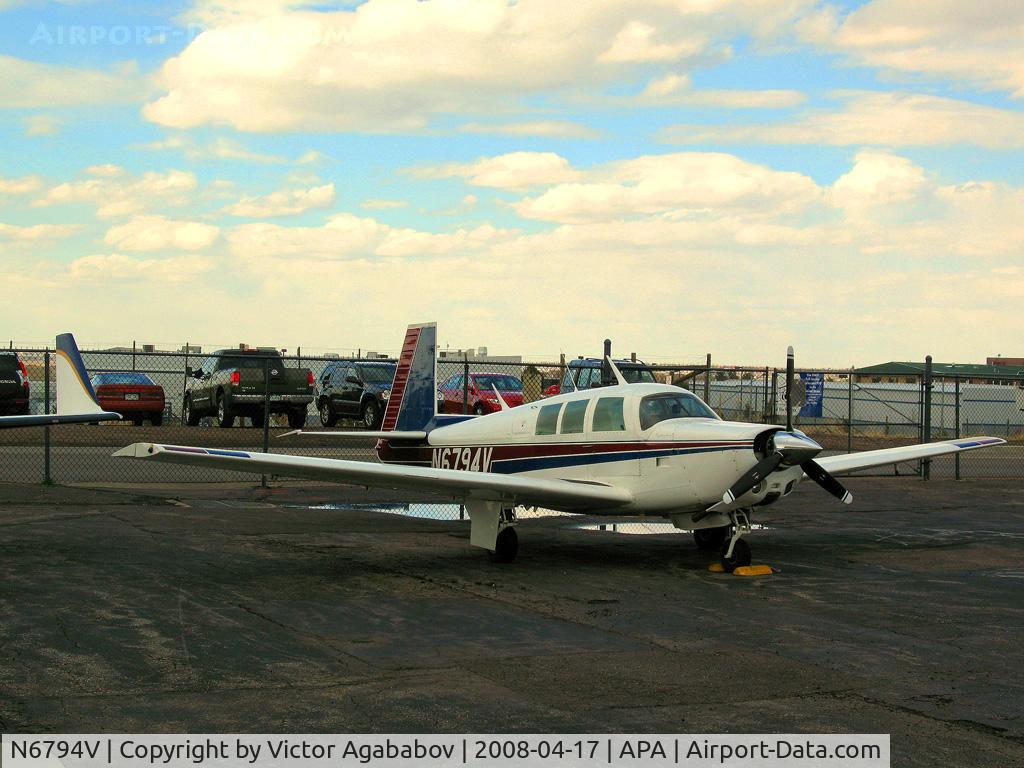 N6794V, 1970 Mooney M20F Executive C/N 700068, Parked at Centennial