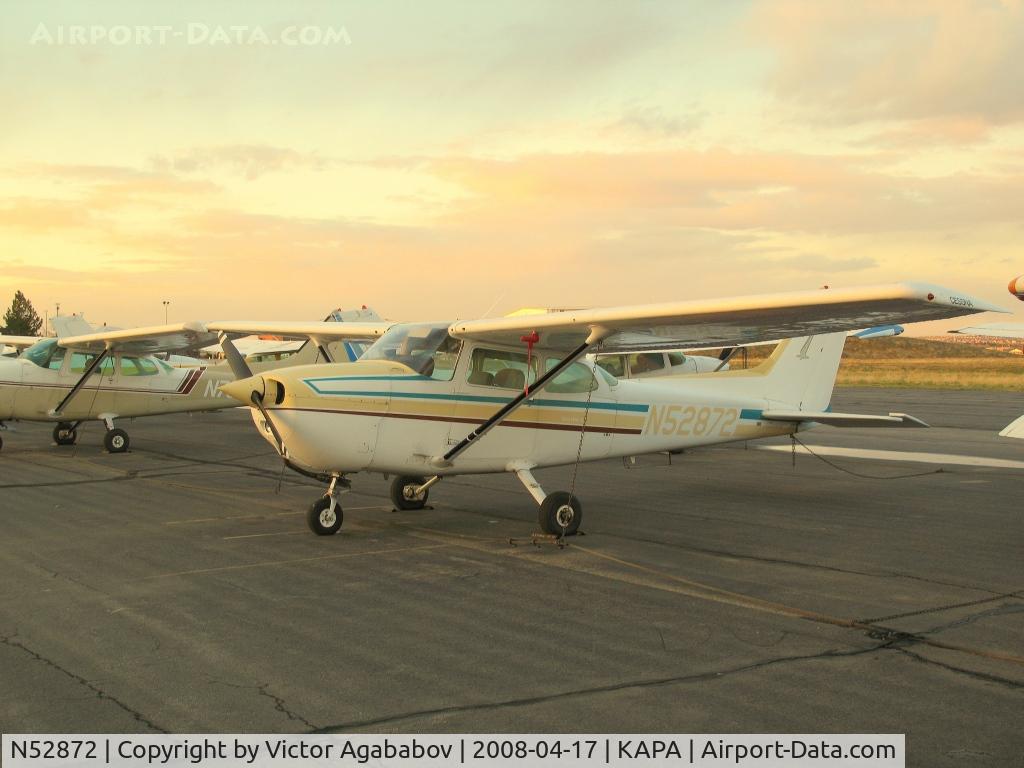 N52872, 1981 Cessna 172P C/N 17274625, Parked at Centennial