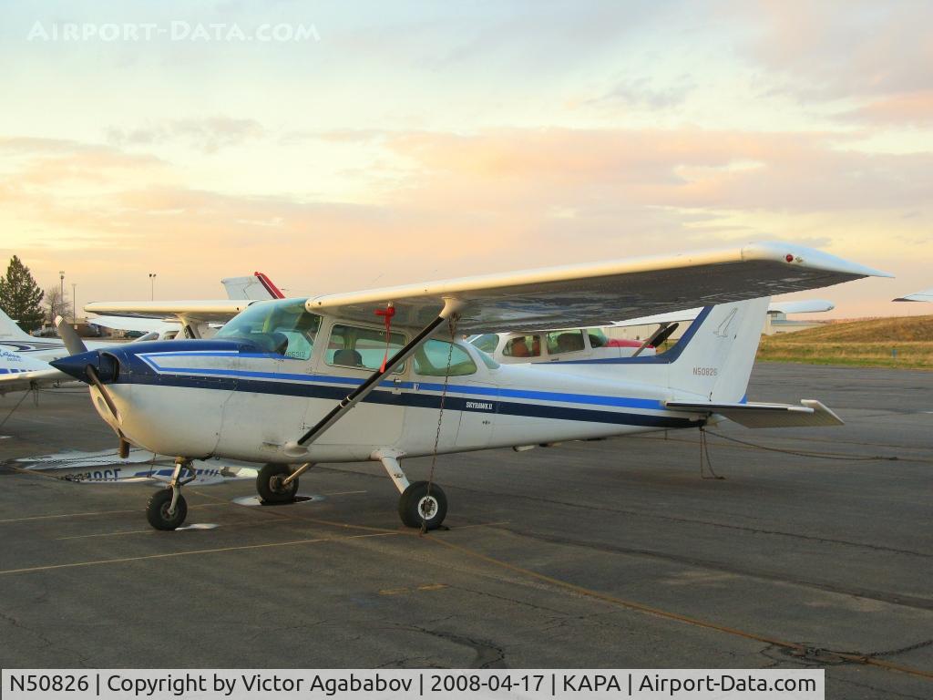 N50826, 1980 Cessna 172P C/N 17274222, Parked at Centennial