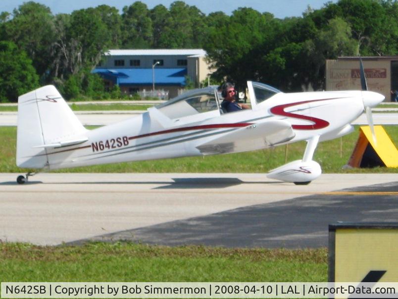N642SB, 2004 Vans RV-6 C/N 24862, Departing Sun N Fun 2008