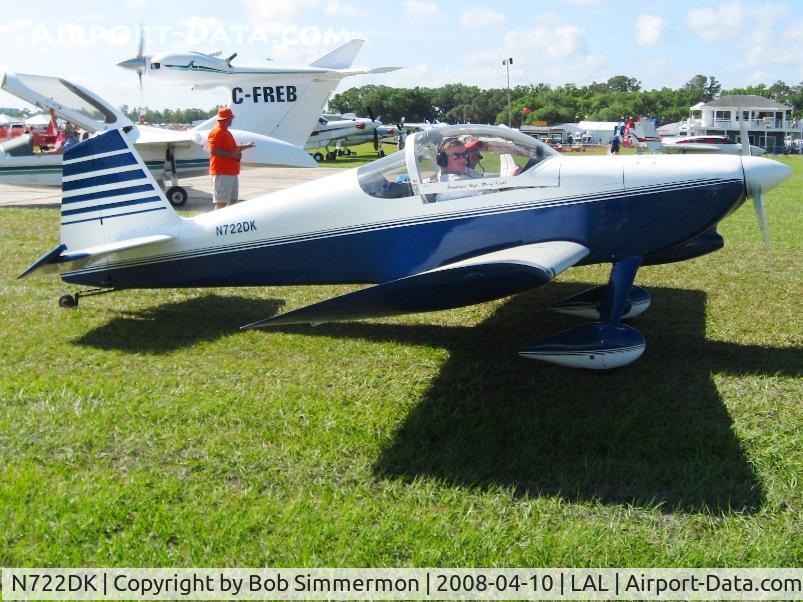 N722DK, 2002 Vans RV-6 C/N 24298, Sun N Fun 2008
