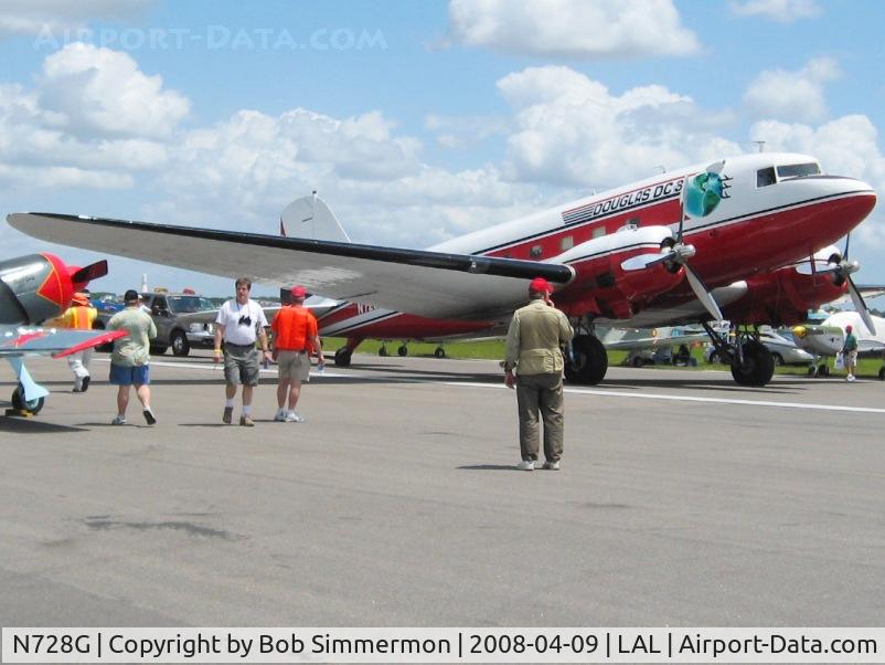 N728G, 1942 Douglas DC-3C (C-47-DL) C/N 4359, Sun N Fun 2008