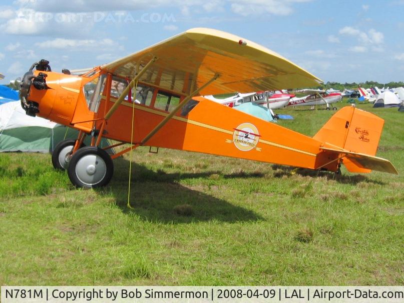 N781M, 1929 Curtiss-Wright Robin C-1 C/N 682, Sun N Fun 2008
