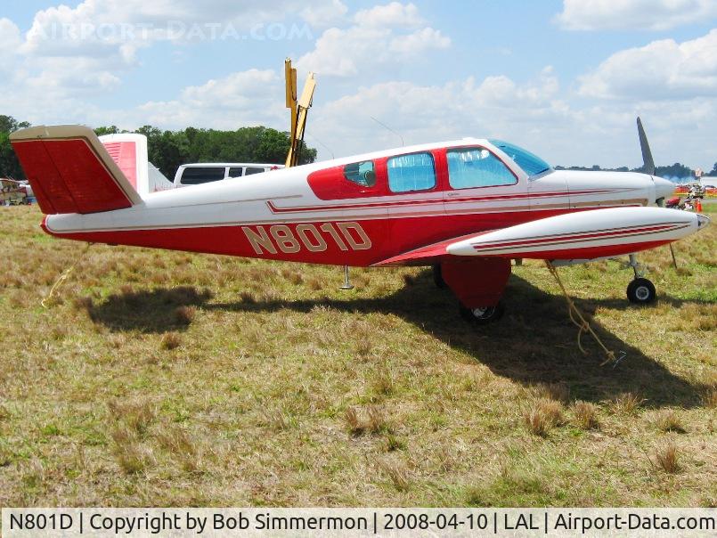 N801D, 1956 Beech G35 Bonanza Bonanza C/N D-4660, Sun N Fun 2008