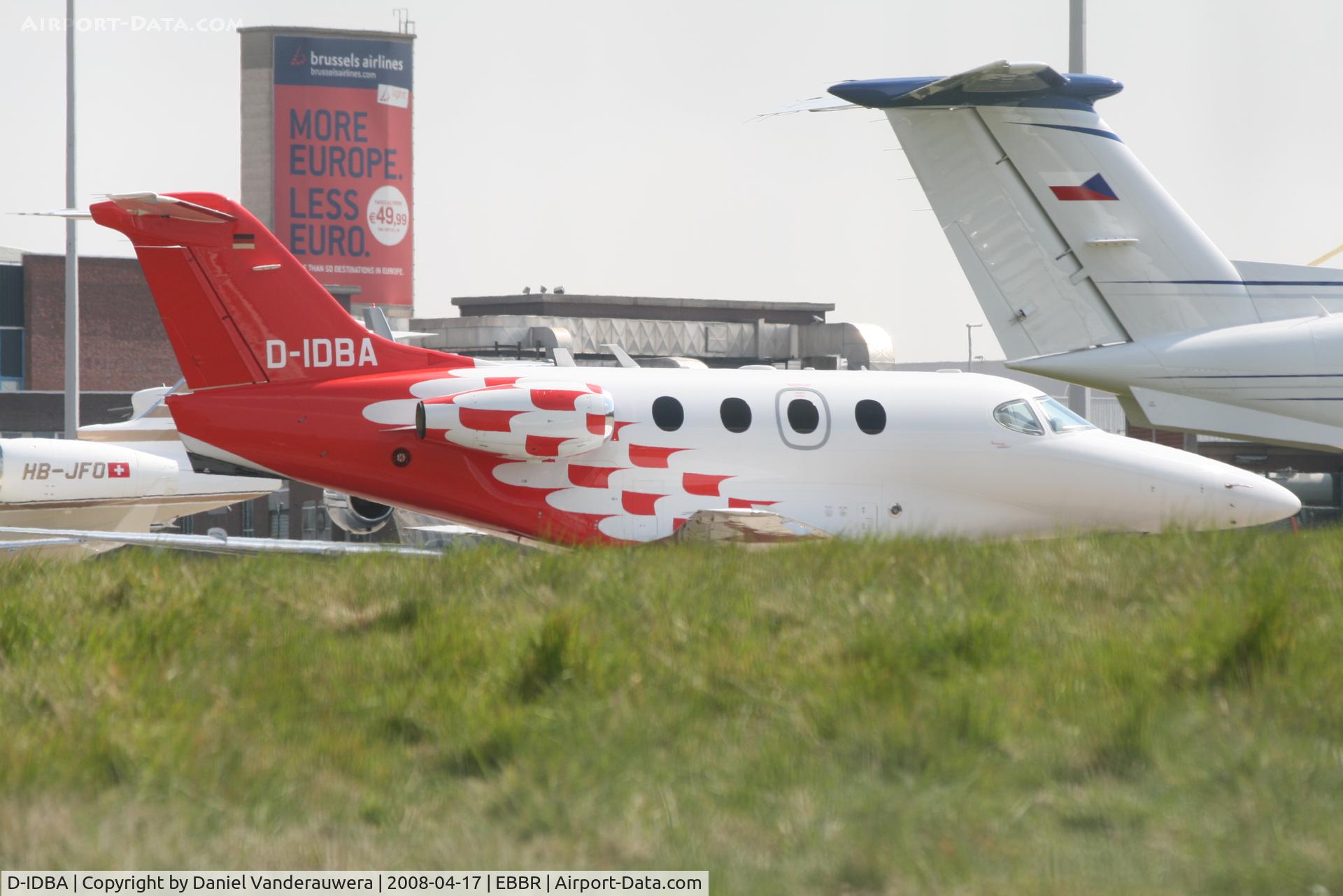 D-IDBA, 2006 Raytheon 390 Premier 1A C/N RB-164, parked on General Aviation apron (Abelag)