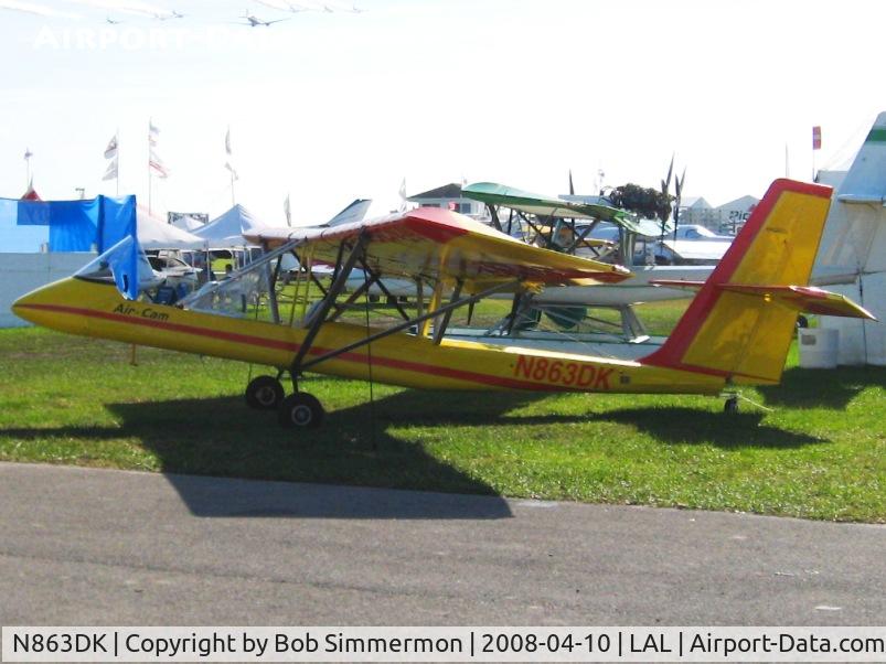 N863DK, 2007 Lockwood Aircam C/N AC162, Sun N Fun 2008