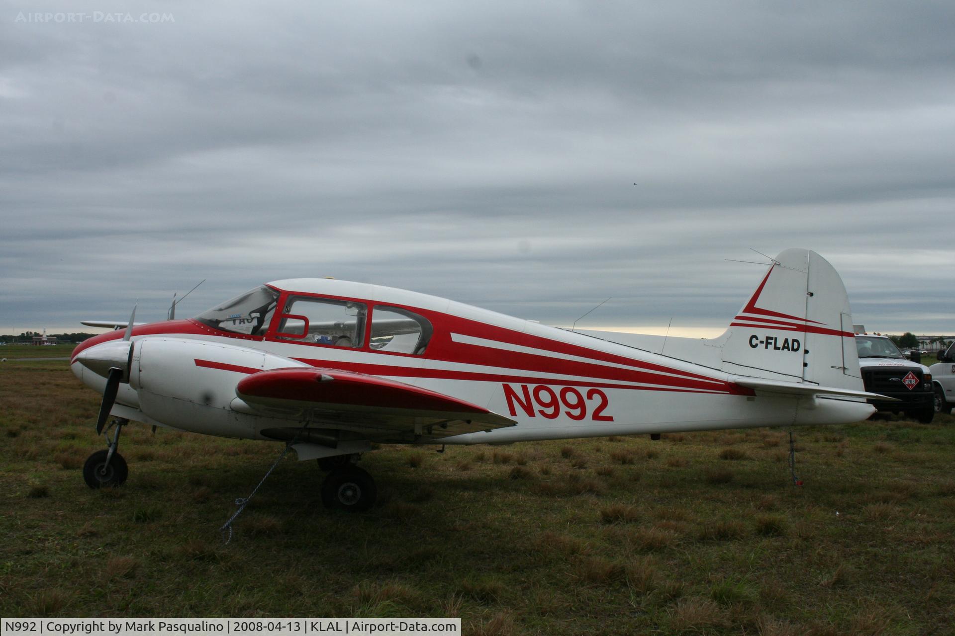 N992, 1957 Piper PA-23 C/N 23-965, Piper PA-23