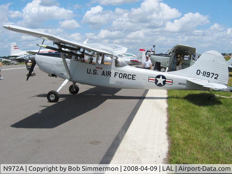 N972A, 1951 Cessna L-19A Bird Dog C/N 5111972, Sun N Fun 2008