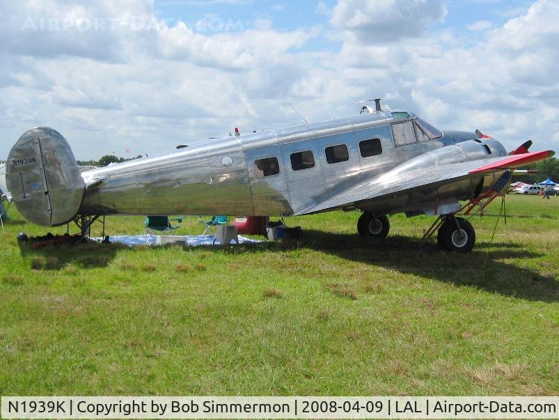 N1939K, 1959 Beech E18S-9700 C/N BA-403, Sun N Fun 2008