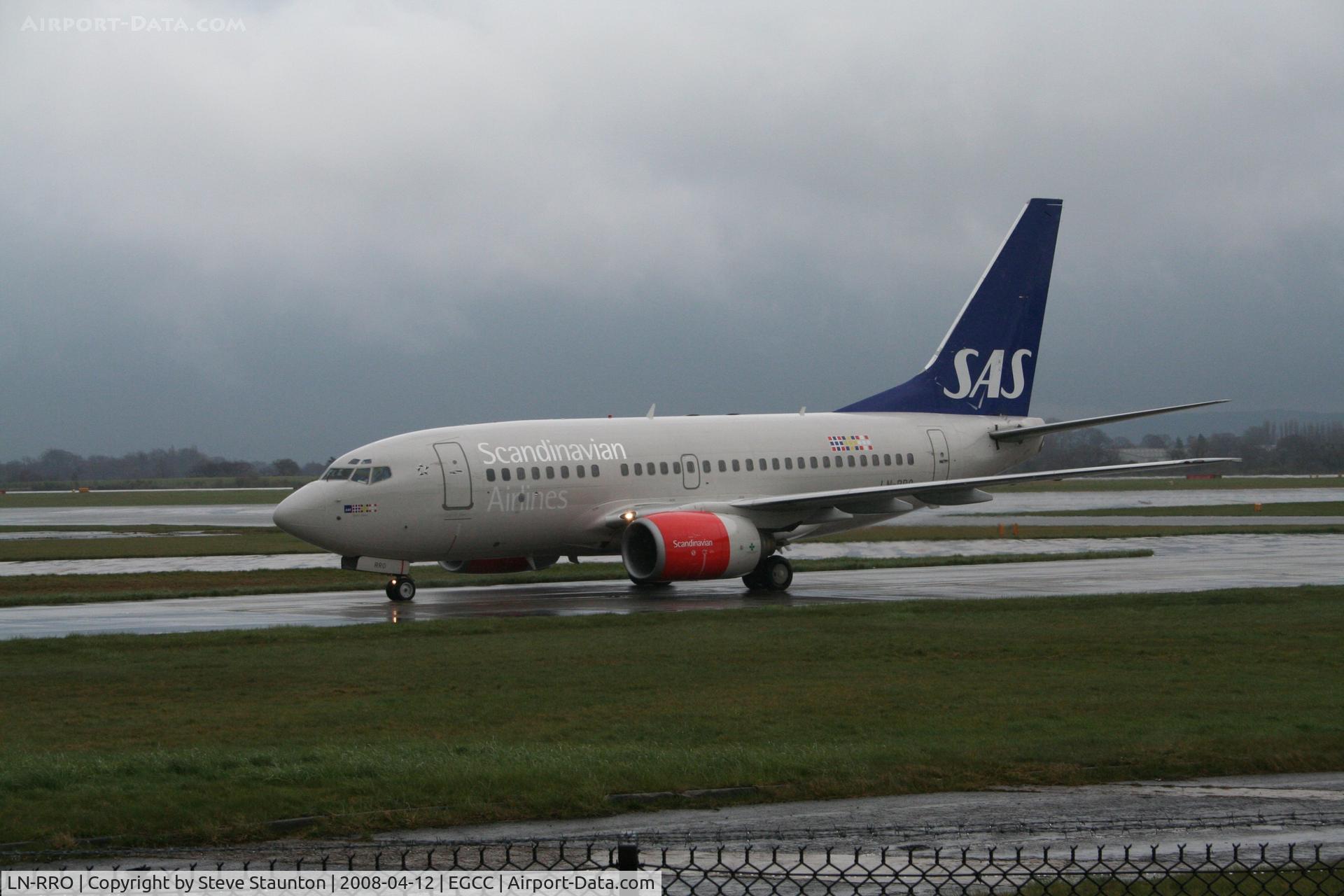 LN-RRO, 1998 Boeing 737-683 C/N 28288, Taken at Manchester Airport on a typical showery April day
