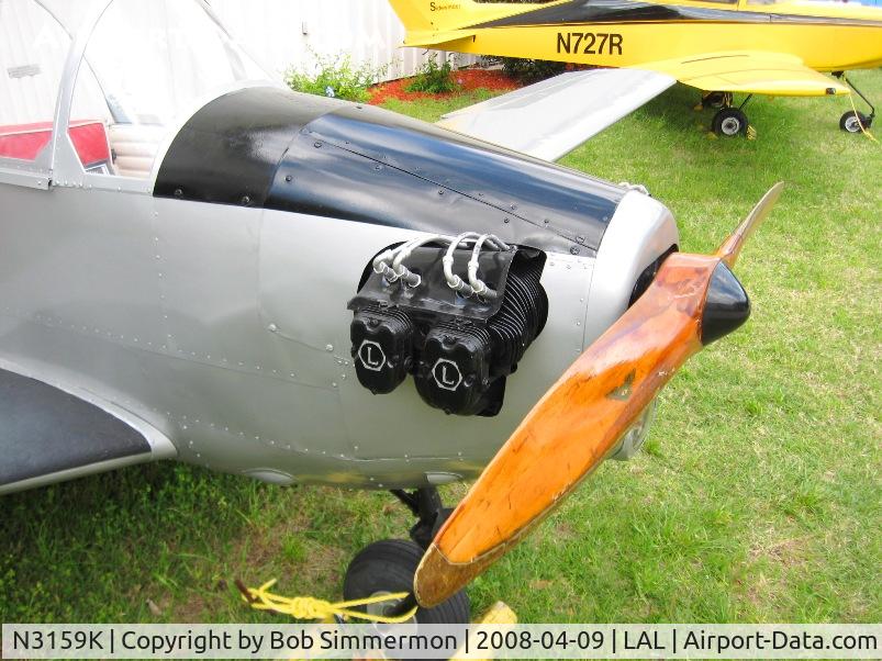 N3159K, 1948 Mooney M-18L C/N 3, Lycoming 0-145B engine.  Sun N Fun 2008