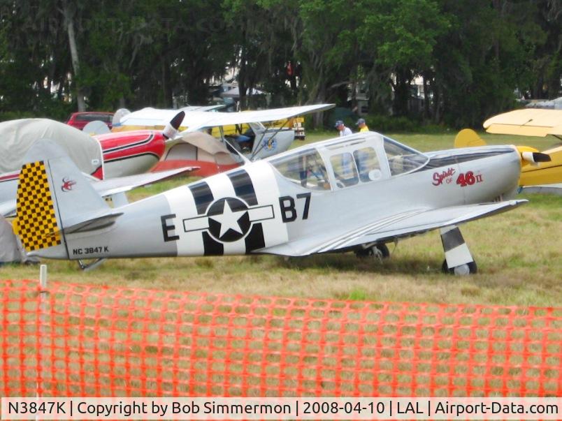 N3847K, 1948 Globe GC-1B Swift C/N 3547, Sun N Fun 2008