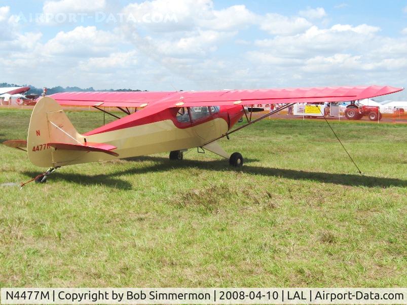 N4477M, Piper PA-12 Super Cruiser C/N 12-3087, Sun N Fun 2008