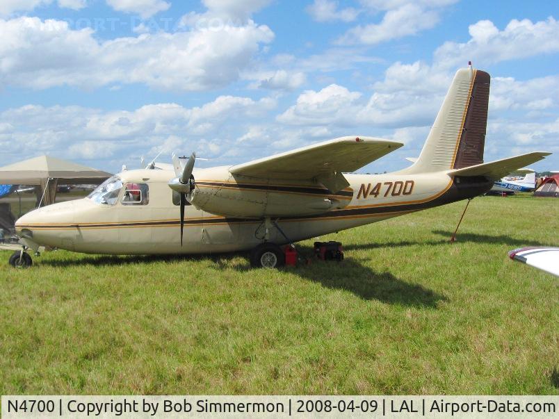 N4700, 1956 Aero Commander 560-A C/N 309, Sun N Fun 2008