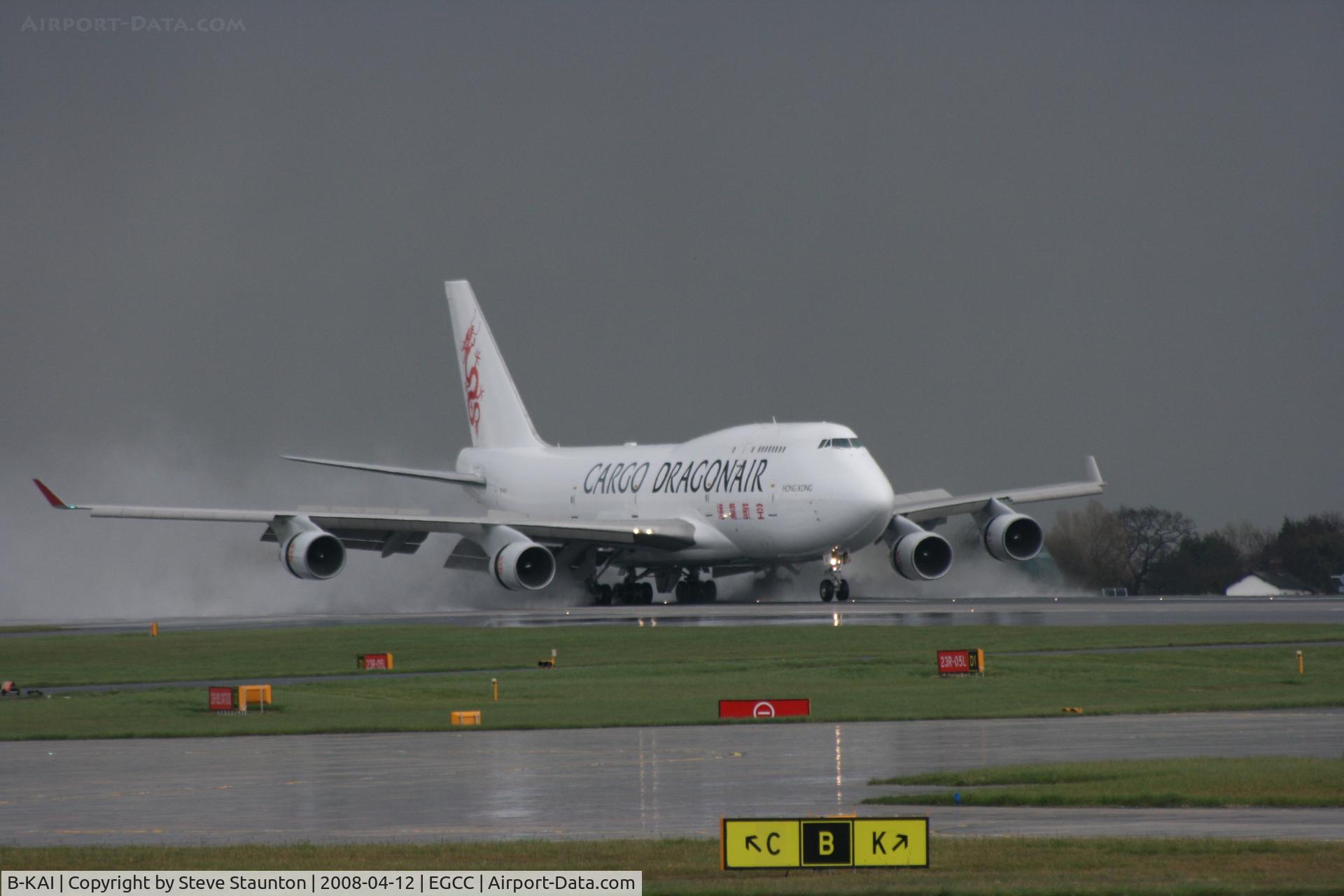 B-KAI, 1994 Boeing 747-412 C/N 27217, Taken at Manchester Airport on a typical showery April day