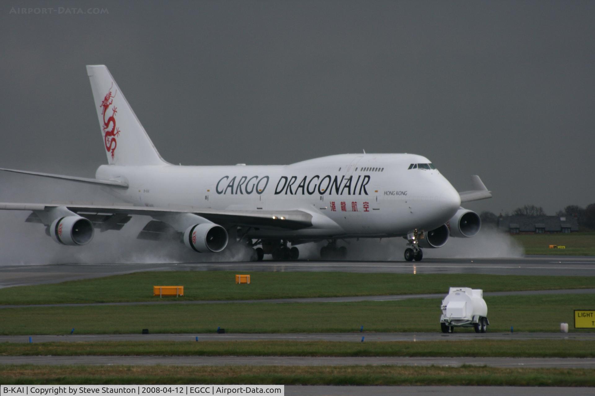 B-KAI, 1994 Boeing 747-412 C/N 27217, Taken at Manchester Airport on a typical showery April day
