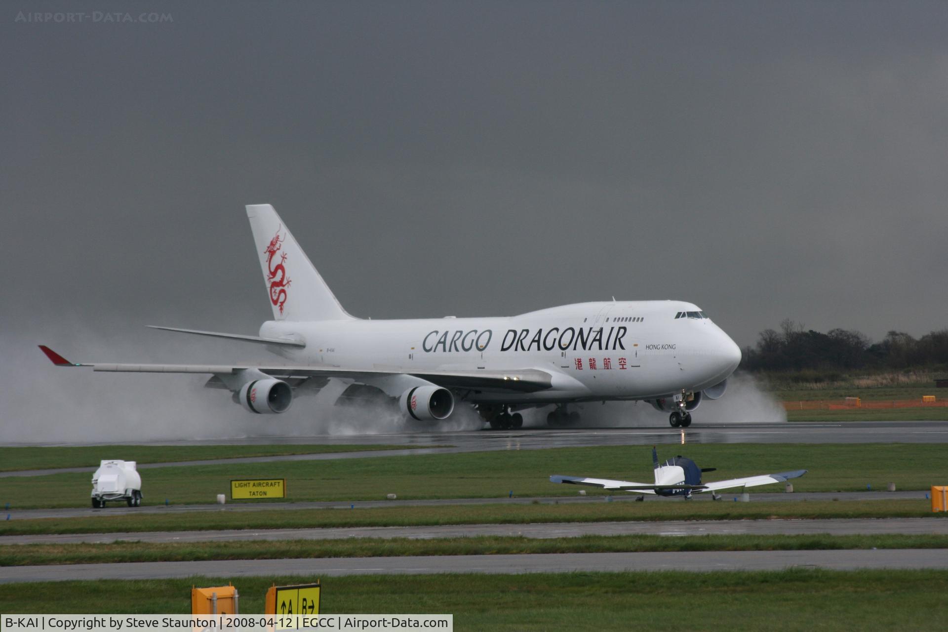 B-KAI, 1994 Boeing 747-412 C/N 27217, Taken at Manchester Airport on a typical showery April day