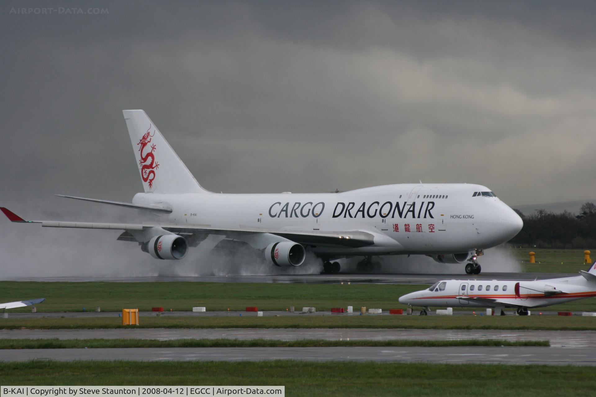 B-KAI, 1994 Boeing 747-412 C/N 27217, Taken at Manchester Airport on a typical showery April day