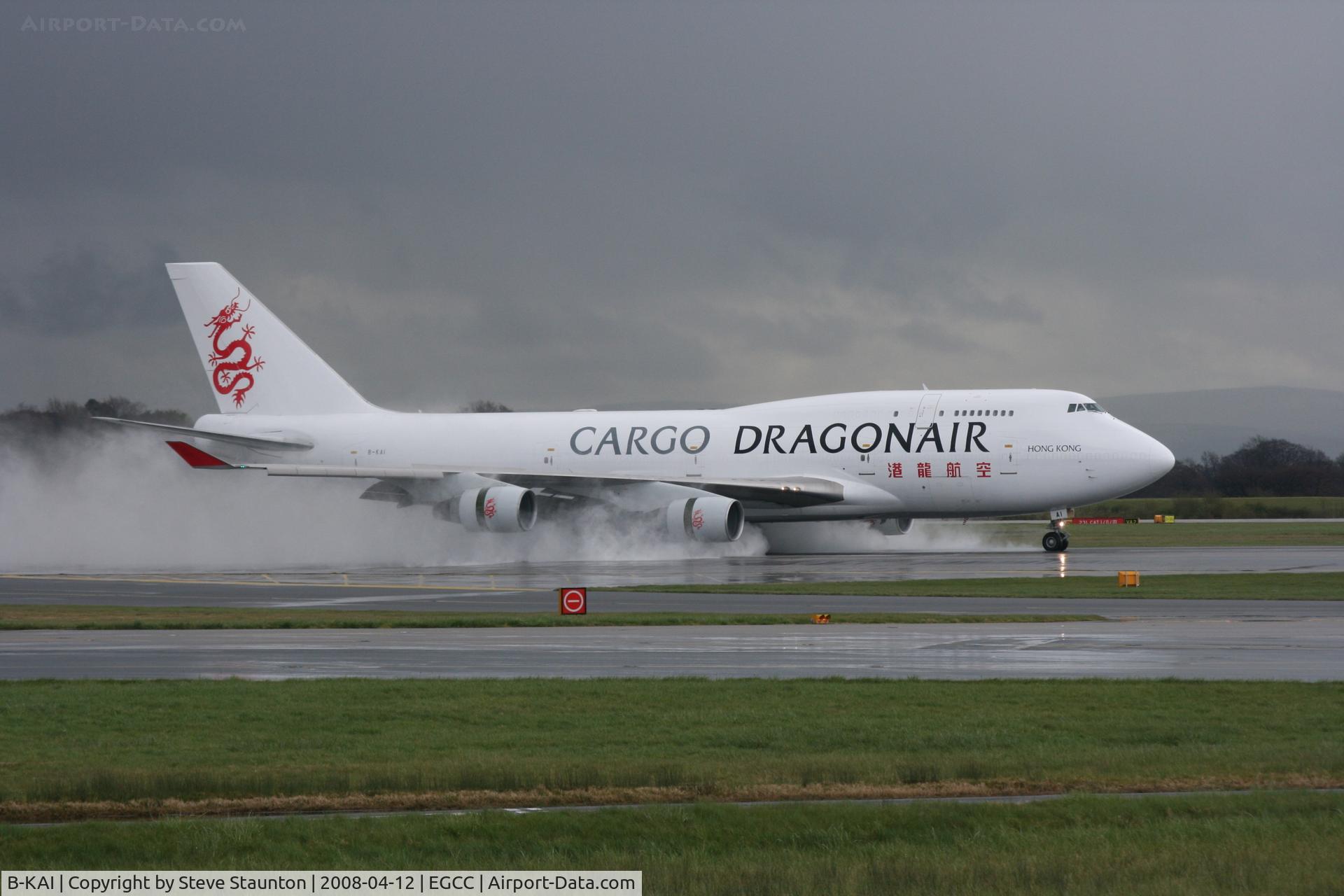 B-KAI, 1994 Boeing 747-412 C/N 27217, Taken at Manchester Airport on a typical showery April day