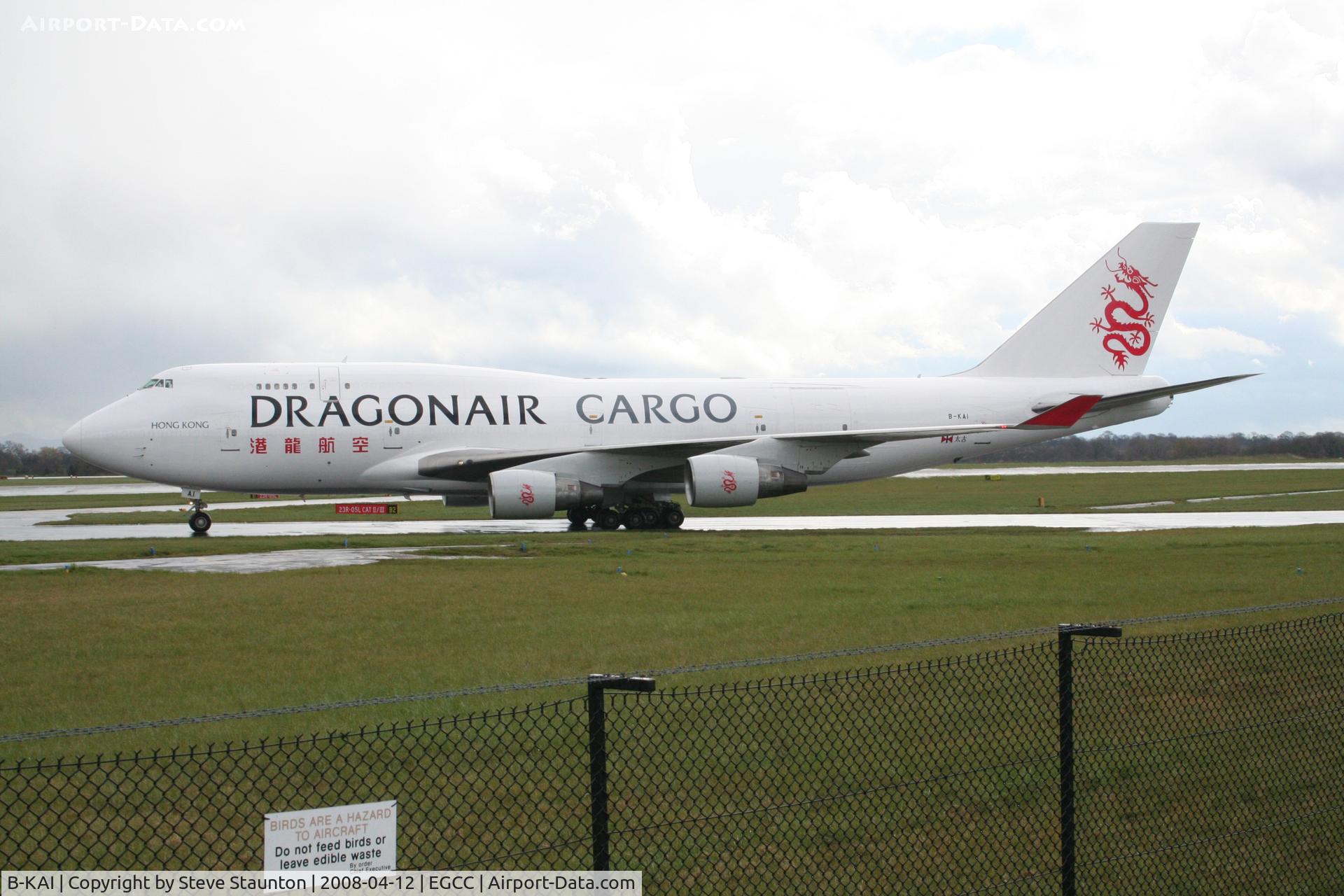 B-KAI, 1994 Boeing 747-412 C/N 27217, Taken at Manchester Airport on a typical showery April day