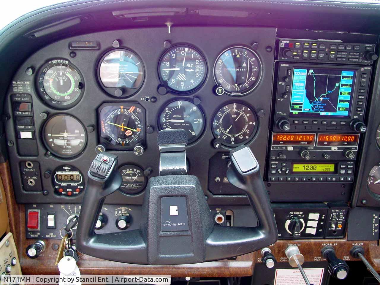 N171MH, 1981 Cessna R182 Skylane RG C/N R182-01766, Panel