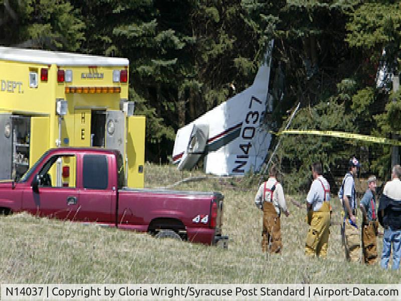N14037, 1986 Aerofab Inc LAKE LA-250 C/N 39, the last flight of N14037