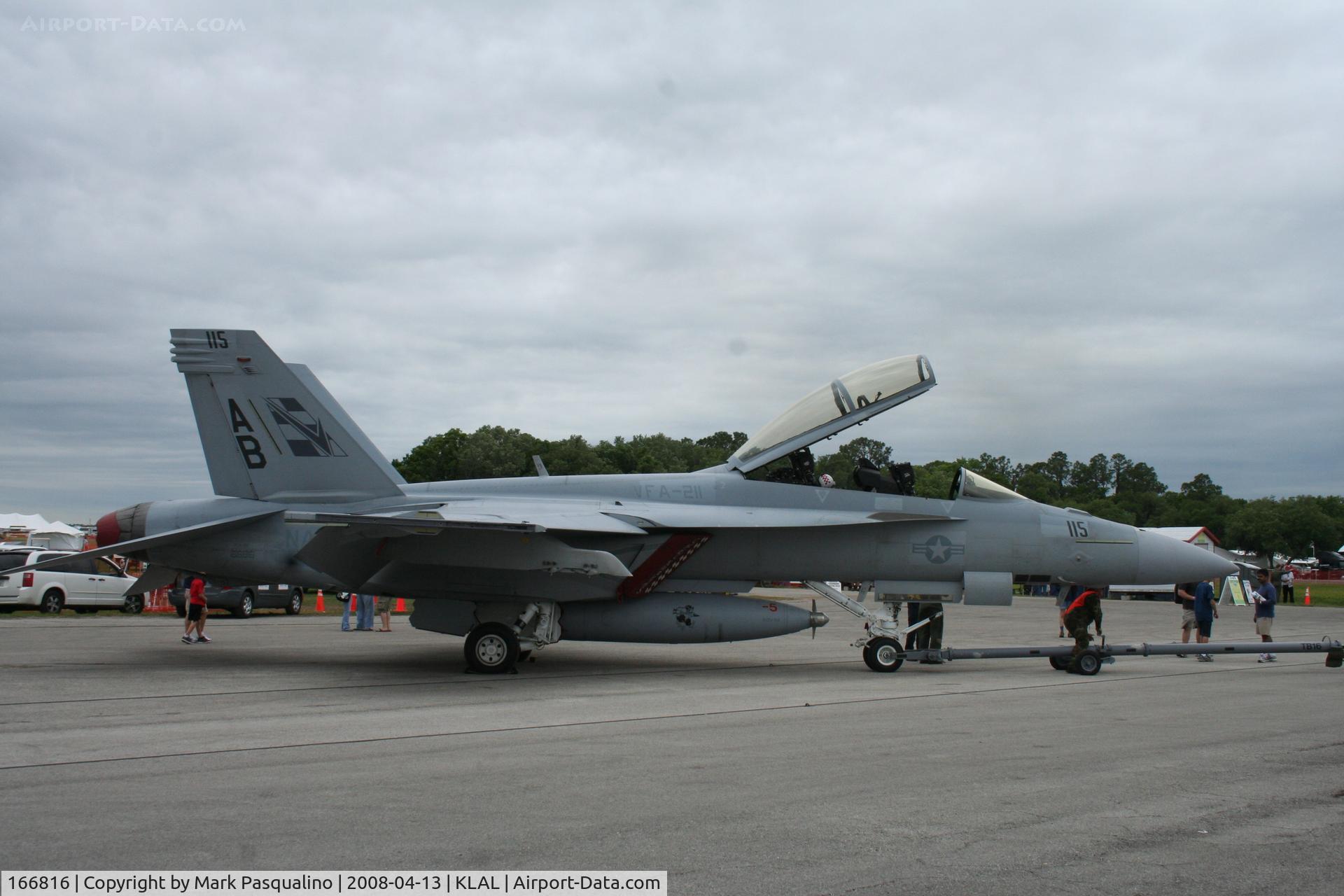 166816, Boeing F/A-18F Super Hornet C/N F189, F/A 18F