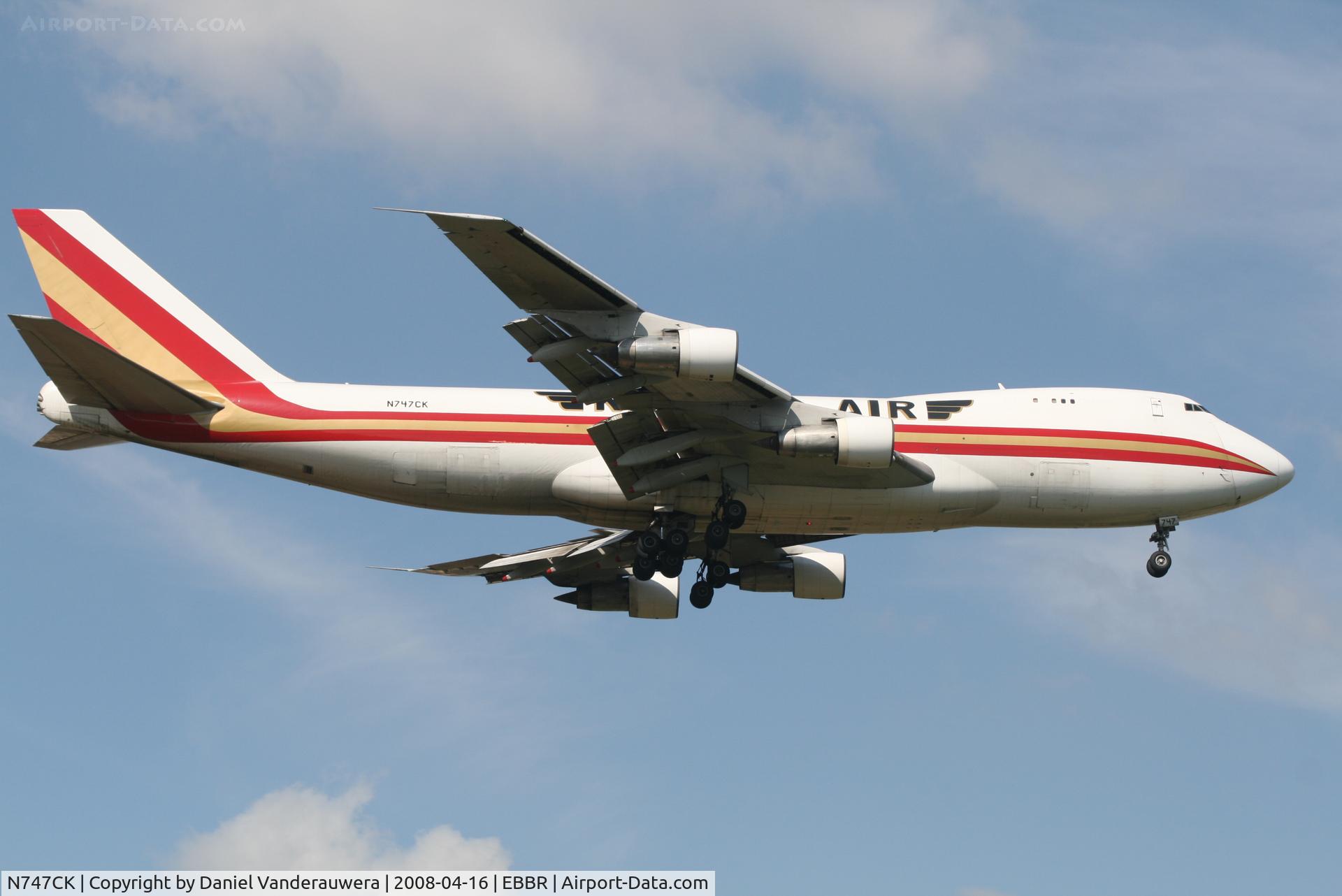 N747CK, 1979 Boeing 747-221F C/N 21743, flight K4207 is descending to rwy 02