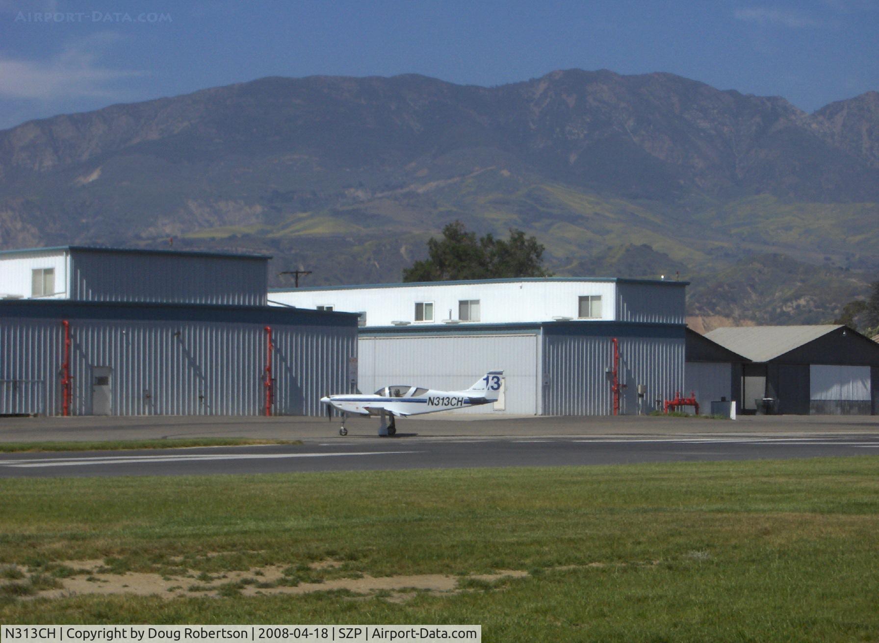 N313CH, 1991 Stoddard-Hamilton Glasair SH-3R C/N 3017, 1991 Hautamaki GLASAIR III SH-3R, Lycoming IO-540, Vicki's 'Cruse Missile' Sport Class Reno racer, taxi off Rwy 22
