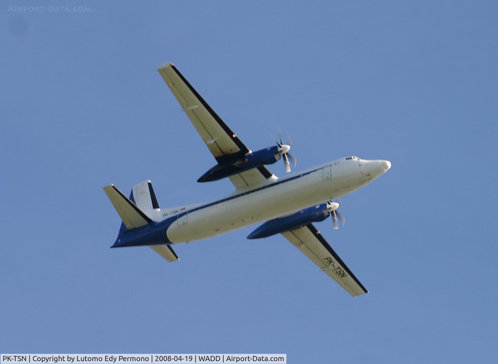 PK-TSN, 1990 Fokker 50 C/N 20185, IAT