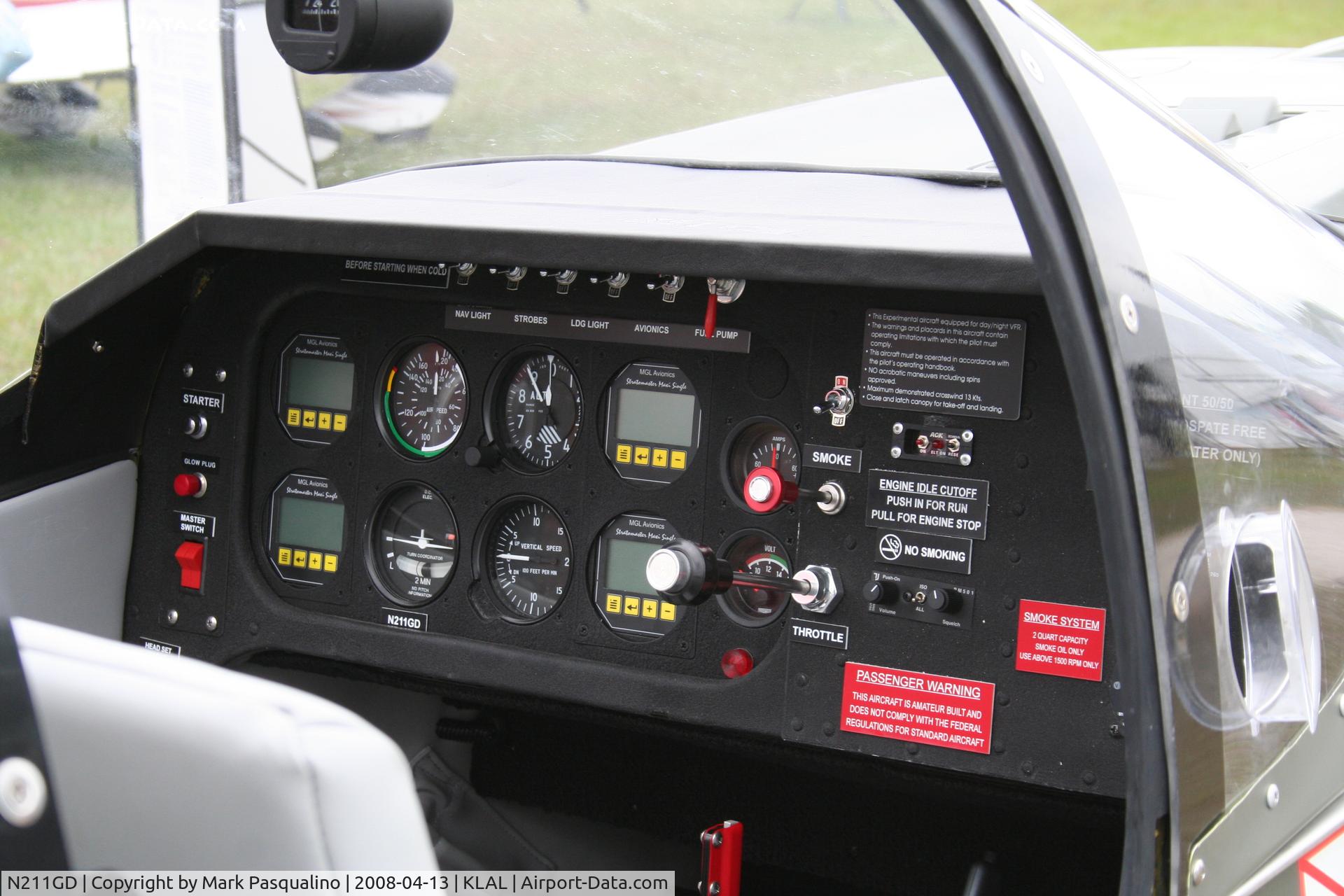 N211GD, 2008 Indus Aviation T-211 Thorpedo C/N 0803D0414, T-211