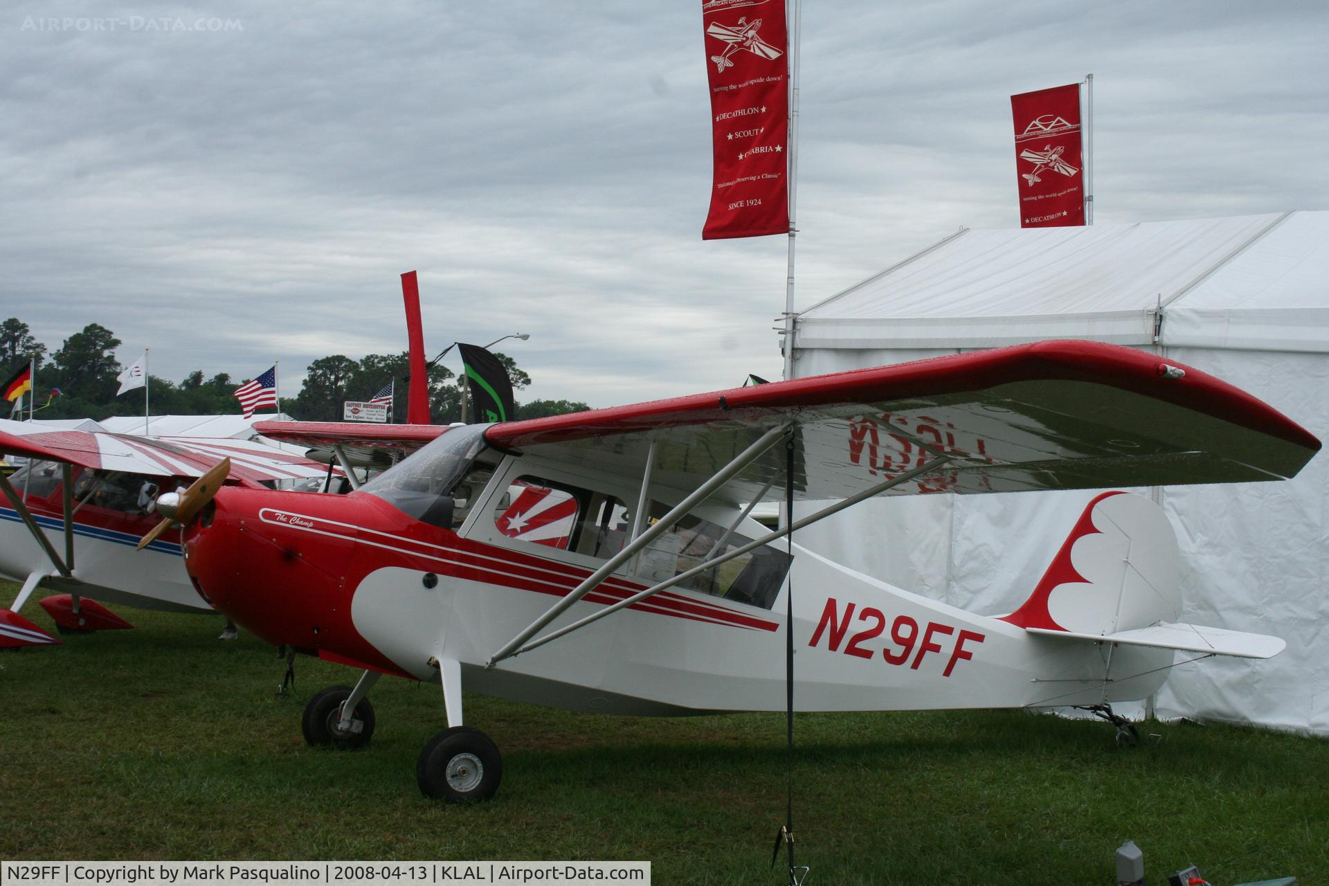 N29FF, 2008 American Champion 7EC C/N 1022-2008, American Champion 7EC