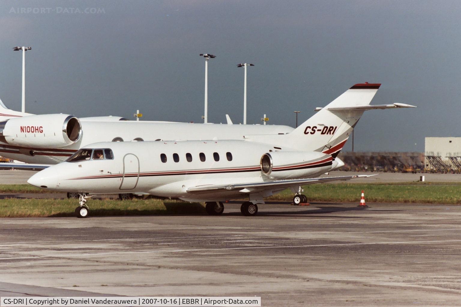 CS-DRI, 2006 Raytheon Hawker 800XP C/N 258756, parked on General Aviation apron (Abelag)