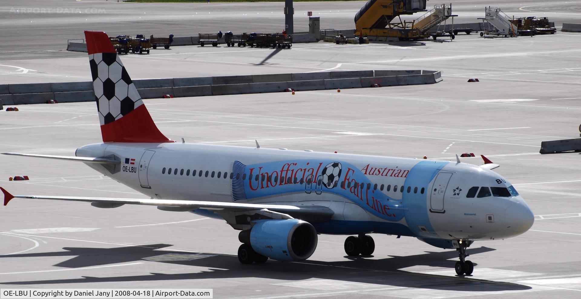 OE-LBU, 2001 Airbus A320-214 C/N 1478, Unofficial Fan Line