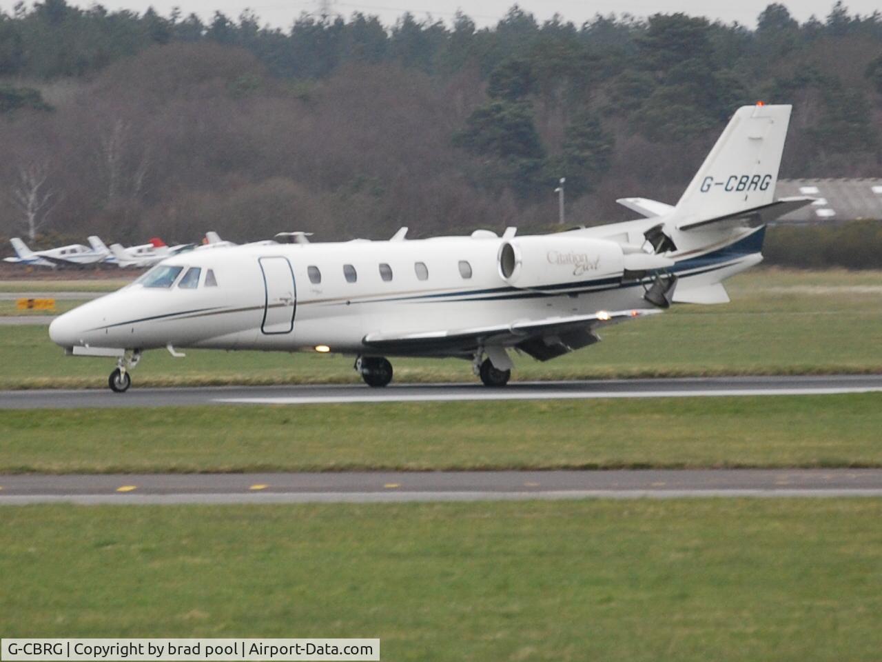 G-CBRG, 2002 Cessna 560 Citation Excel C/N 560-5266, EGHH Bournemouth uk