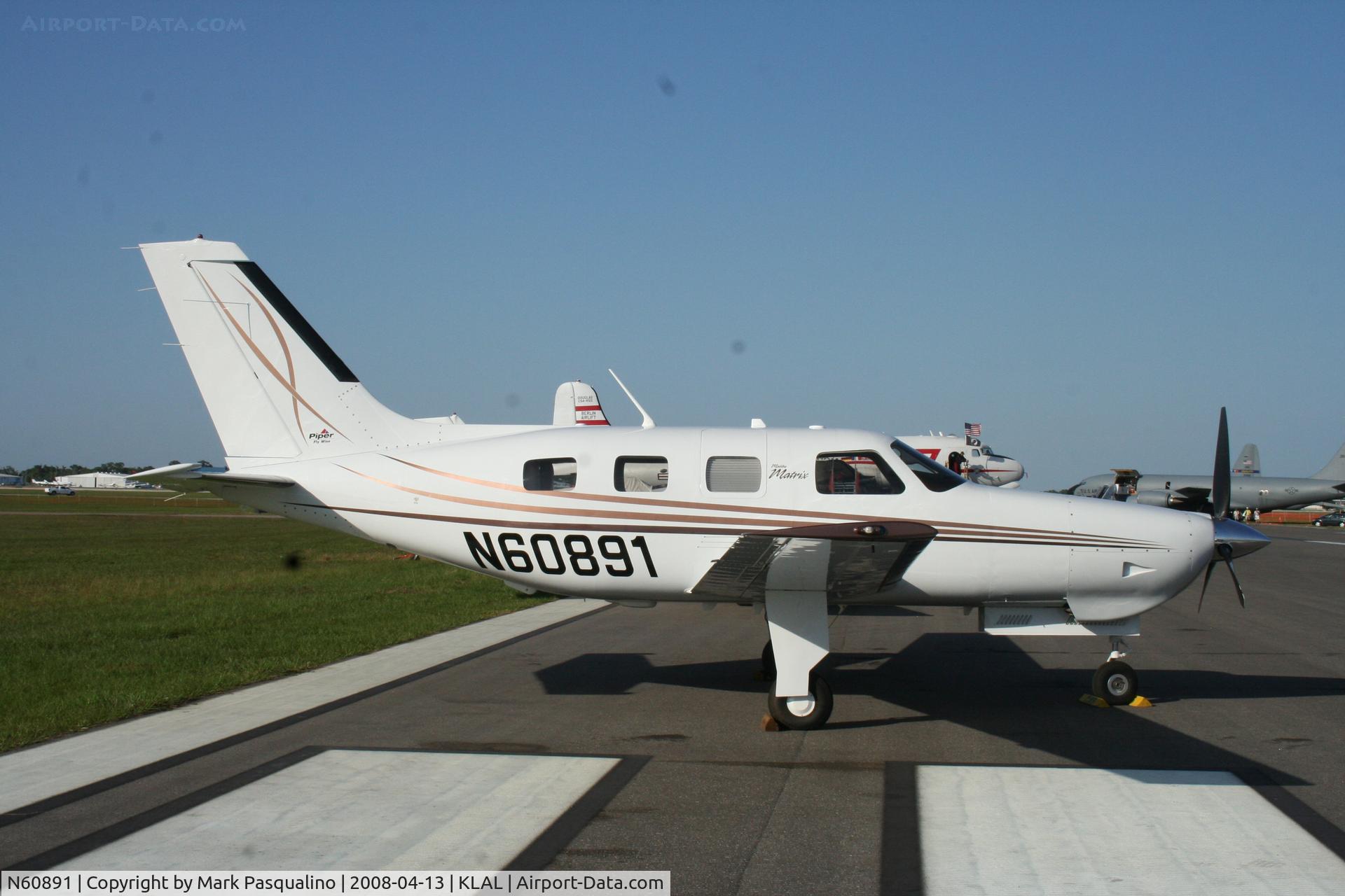 N60891, 2008 Piper PA-46R-350T Malibu Matrix C/N 4692021, Piper PA46R-350T