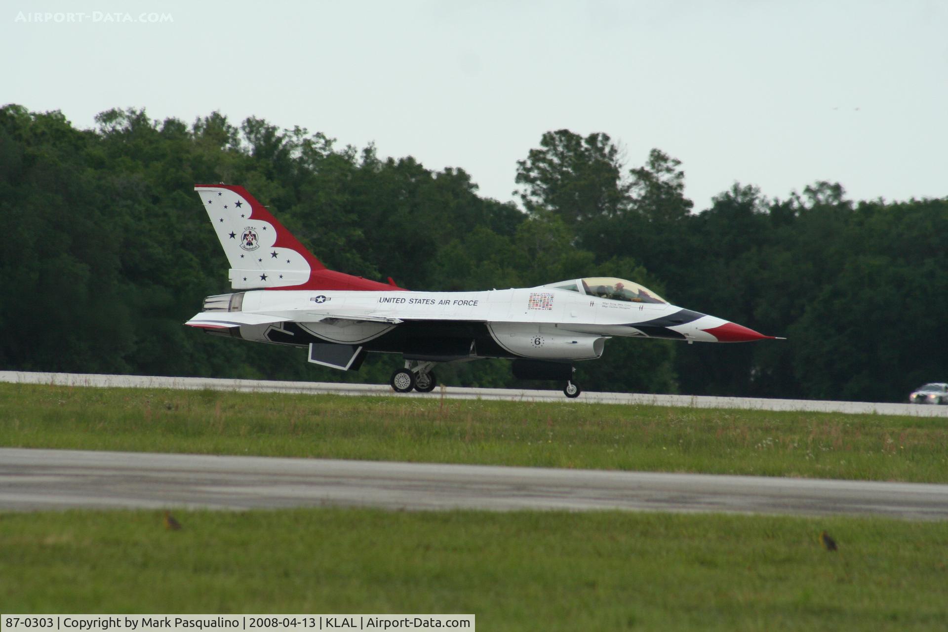 87-0303, 1987 General Dynamics F-16C Fighting Falcon C/N 5C-564, F-16C
