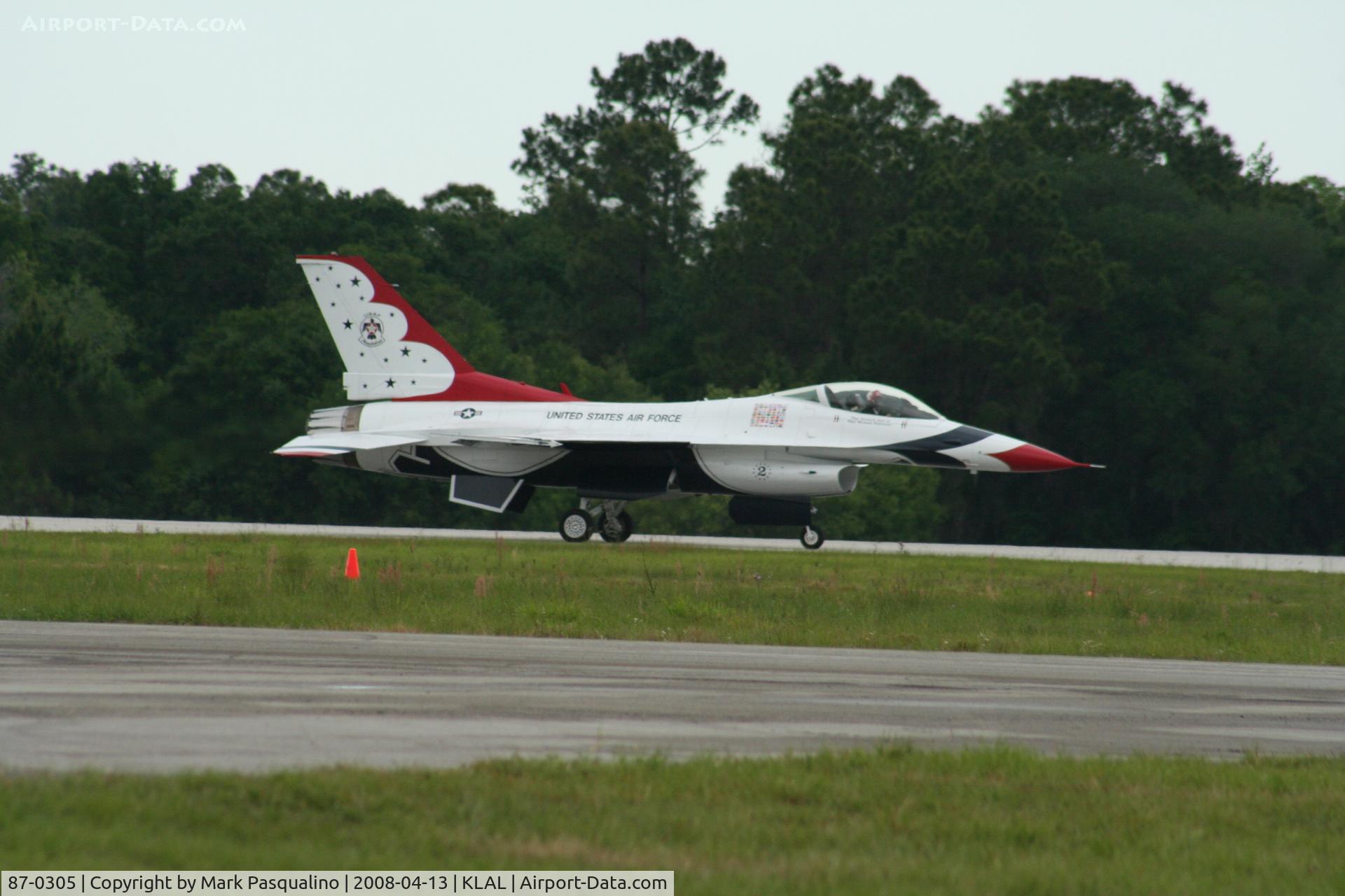 87-0305, General Dynamics F-16C Fighting Falcon C/N 5C-566, F-16C