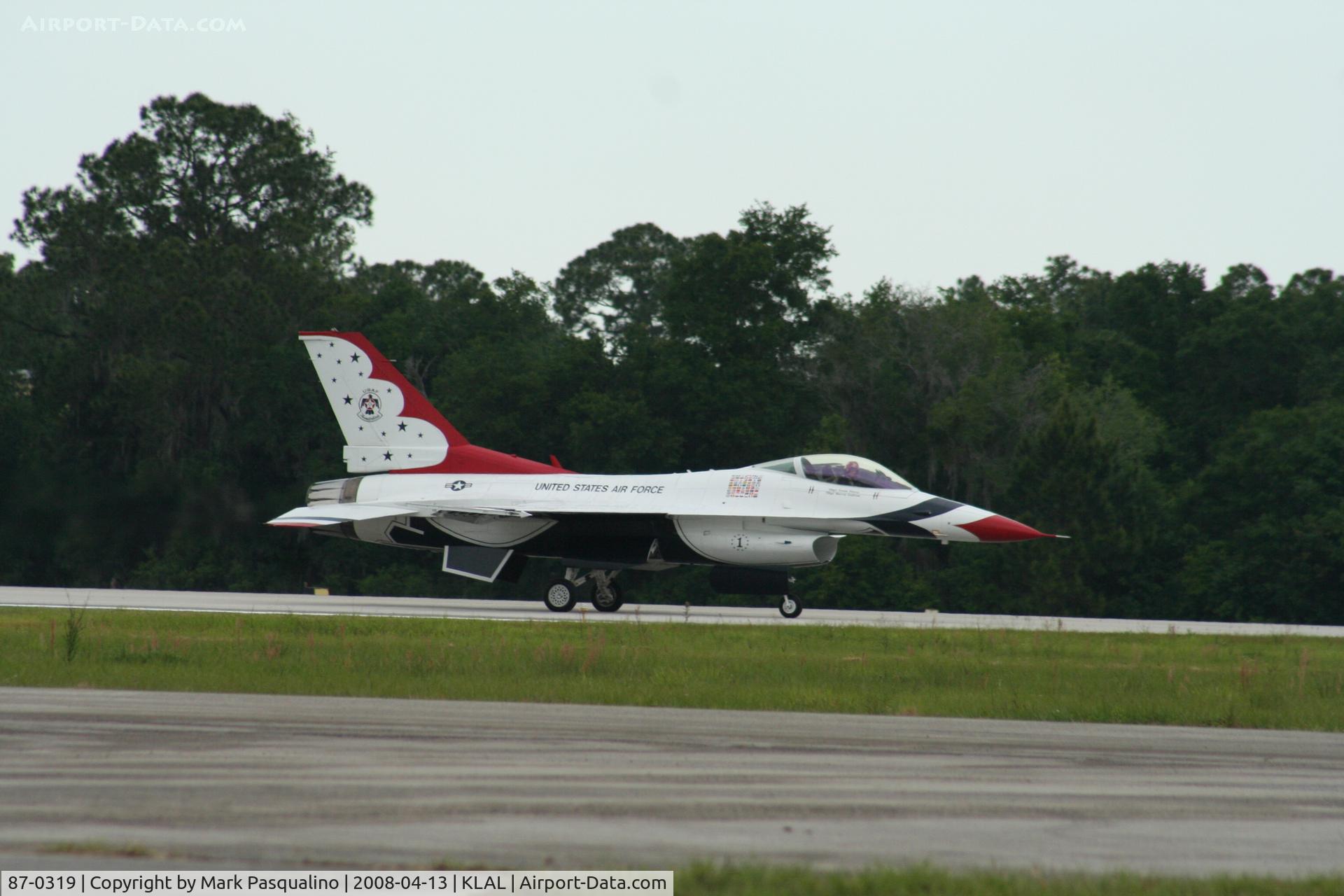 87-0319, 1987 General Dynamics F-16C Fighting Falcon C/N 5C-580, F-16C