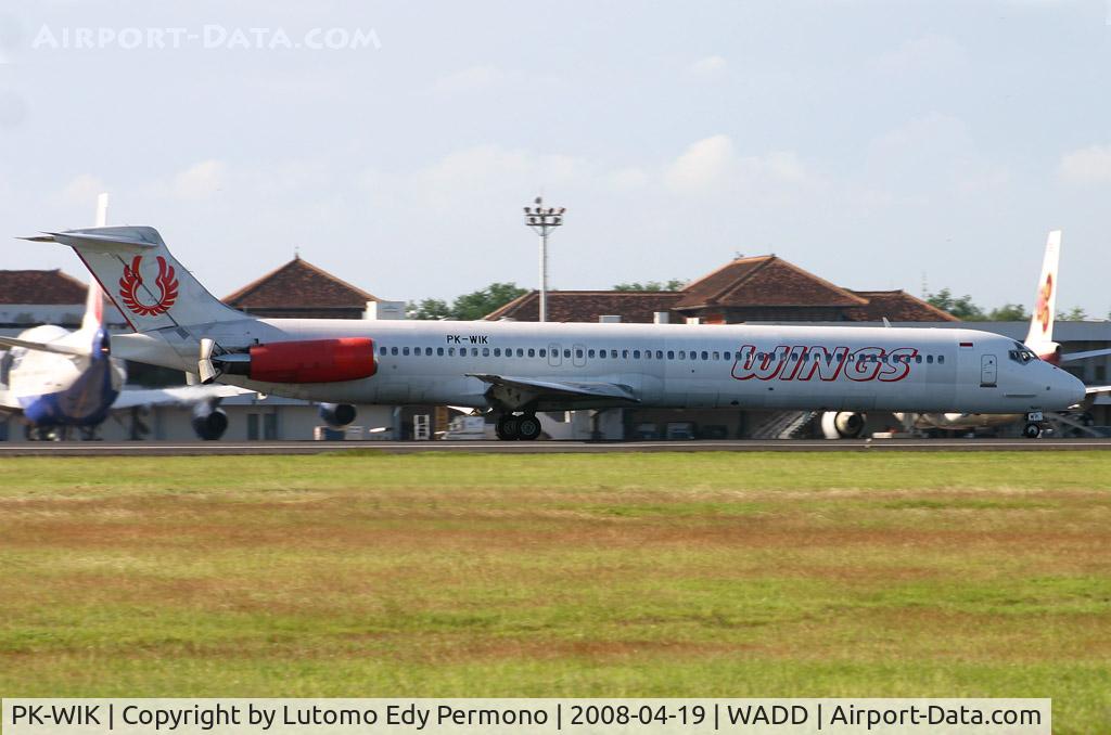 PK-WIK, 1989 McDonnell Douglas MD-83 (DC-9-83) C/N 49788, Wings Air