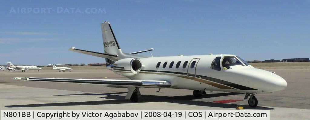 N801BB, 1997 Cessna 550 C/N 550-0801, At Colorado Springs