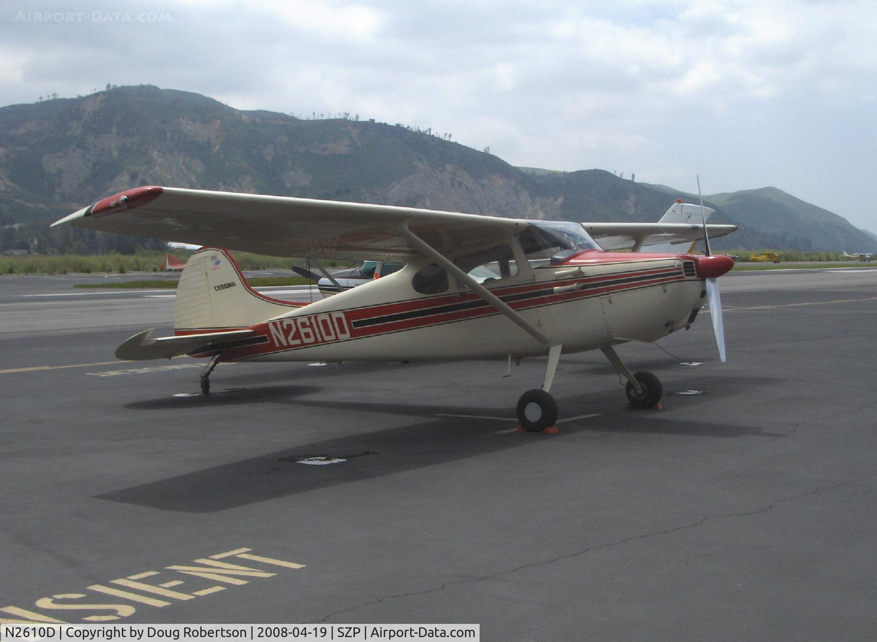 N2610D, 1952 Cessna 170B C/N 20762, 1952 Cessna 170B, Continental C145 145 Hp