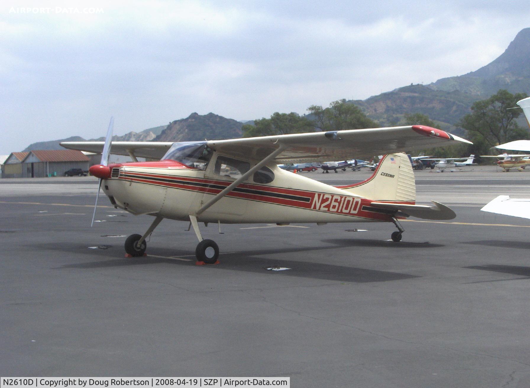N2610D, 1952 Cessna 170B C/N 20762, 1952 Cessna 170B, Continental C145 145 Hp