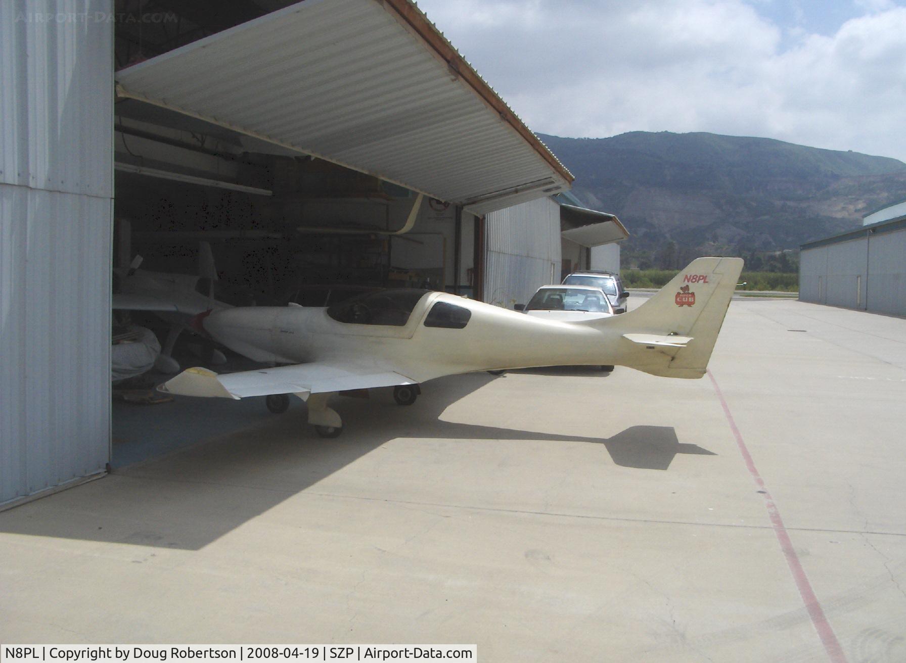 N8PL, 2001 Lancair 235 C/N 005, 2001 Lipps LANCAIR 235, Lycoming O-235, new prop