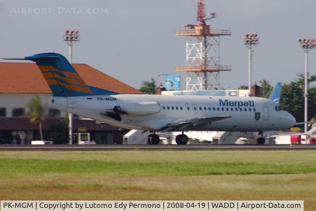 PK-MGM, 1983 Fokker F-28-4000 Fellowship C/N 11199, Merpati