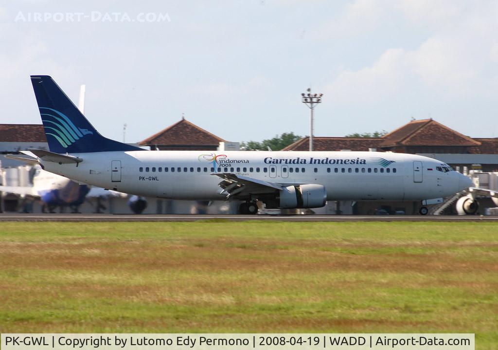 PK-GWL, Boeing 737-4U3 C/N 25714, Garuda
